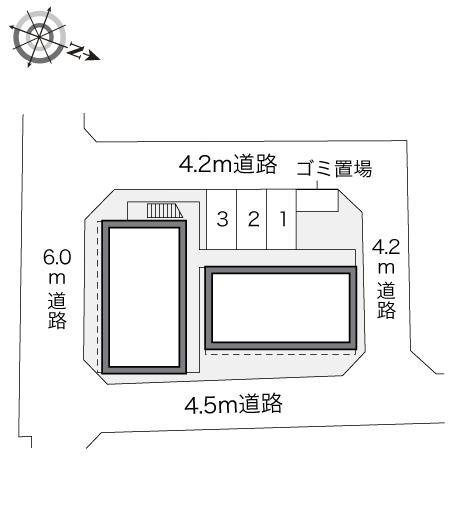 ＪＯＹ(21418)の駐車配置図