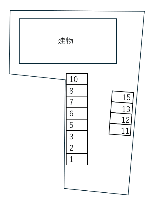 Ｌｕｍｉｎａｒｅ別駐車場の駐車配置図