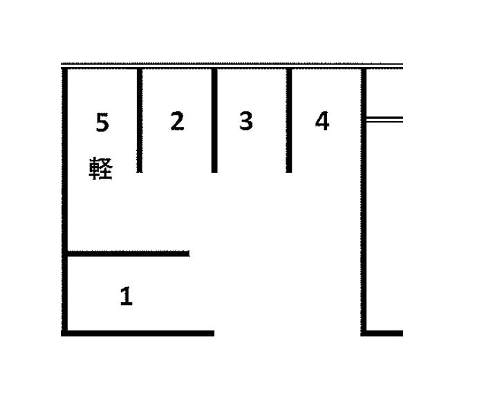 野上駐車場の駐車配置図