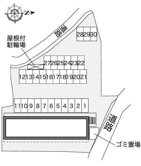 宮津(40919)の駐車配置図