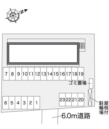 プレズント(39130)の駐車配置図