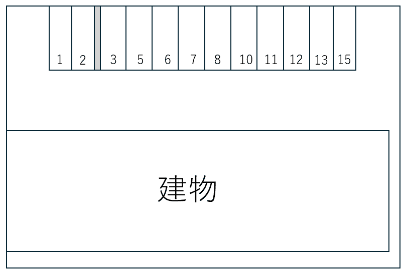 ａｒｅ－ｅｎ－ｃｉｅｌ　Ⅱの駐車配置図