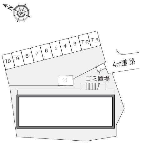 グランシャリオ(12911)の駐車配置図