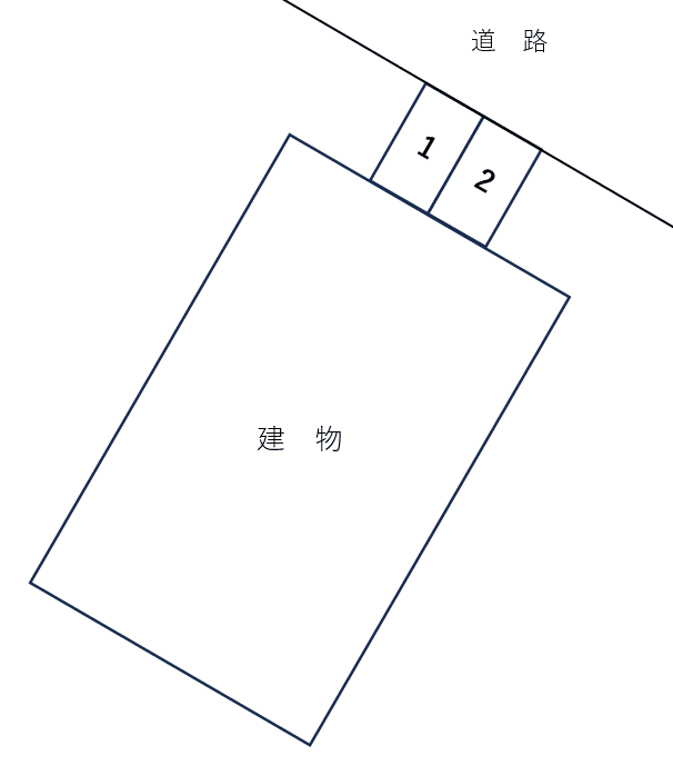 アーク船橋の駐車配置図