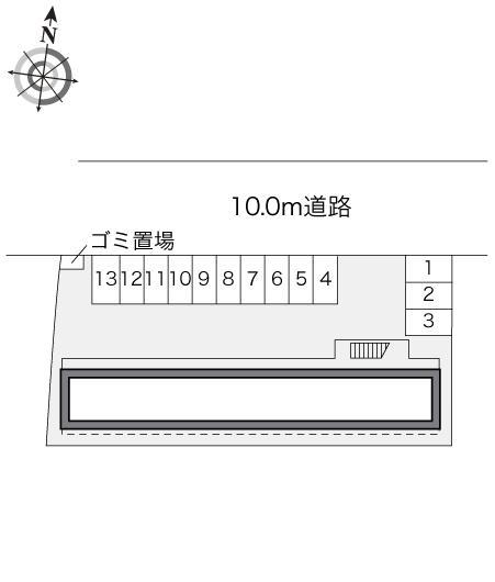 オーチャード(16920)の駐車配置図