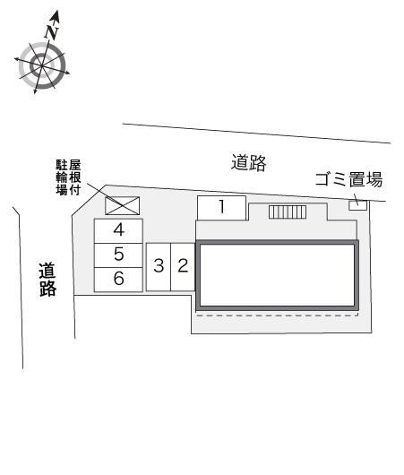 中瀬町(29657)の駐車配置図