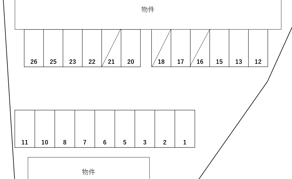 green　pekの駐車配置図