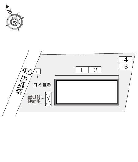学園前(22717)の駐車配置図