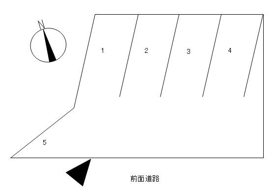 塩浜２丁目駐車場の駐車配置図