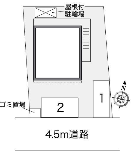 メセナ阿久和(35883)の駐車配置図