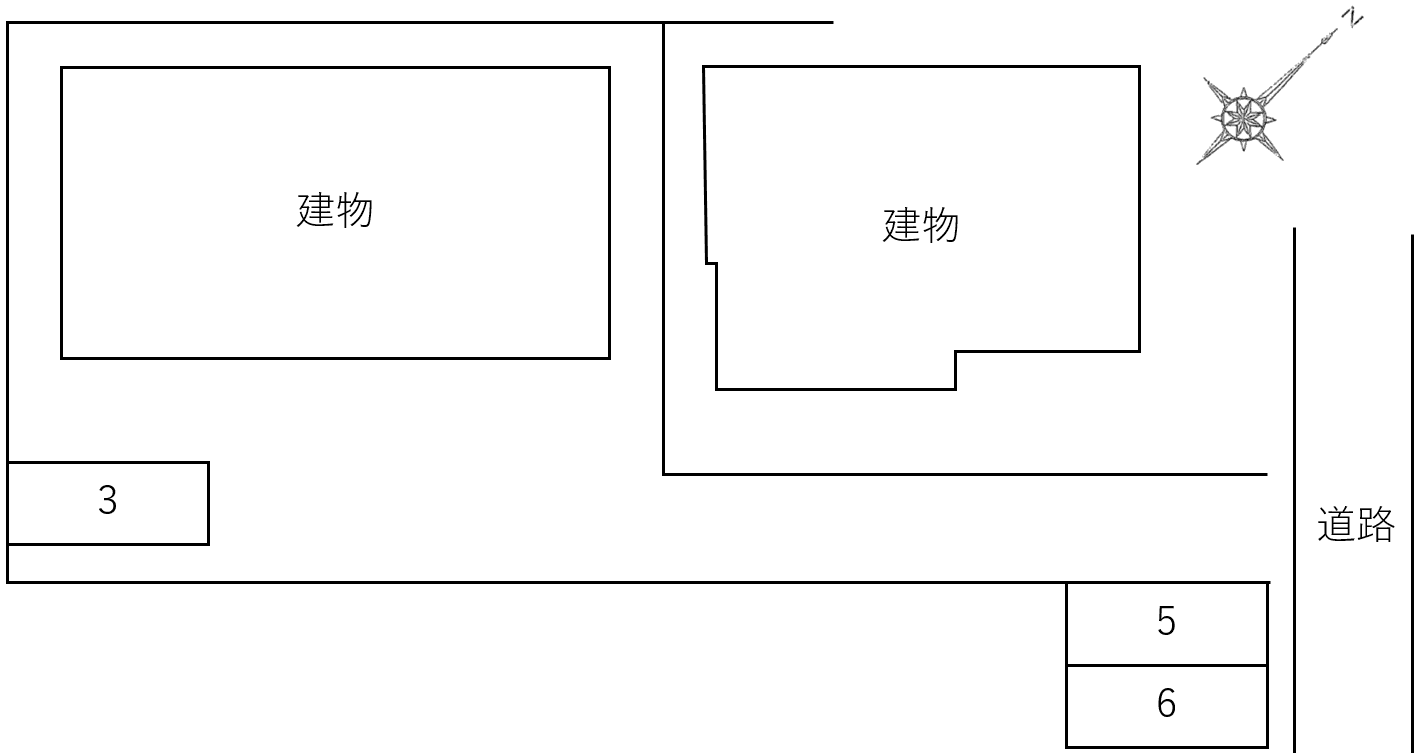 Ｆａｍｉｌｌｅ Ⅲの駐車配置図