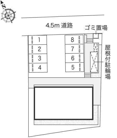 シャトレー国見(51905)の駐車配置図