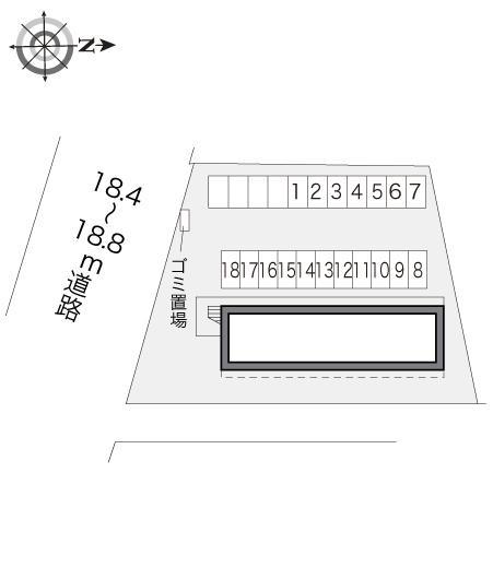 出雲(20001)の駐車配置図