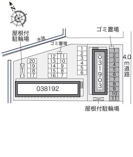 Ｔ＆ＨⅡ(31903)の駐車配置図