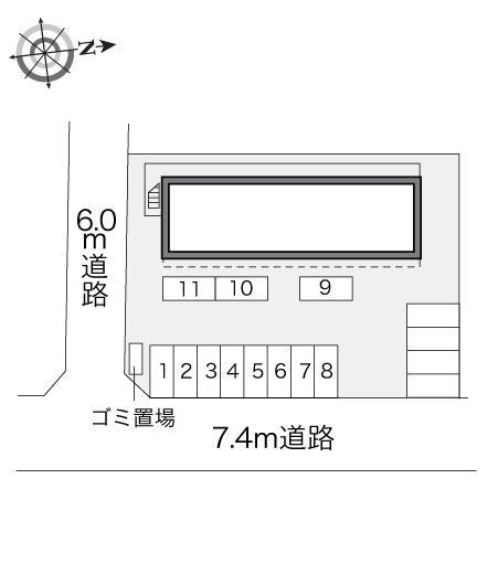 ＡＬＣＡＺＡＲ(22104)の駐車配置図