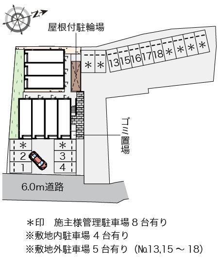 若文(55603)の駐車配置図