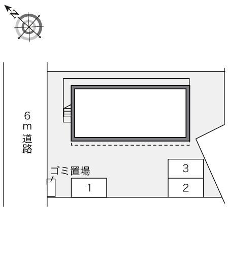 コンフォート(16588)の駐車配置図