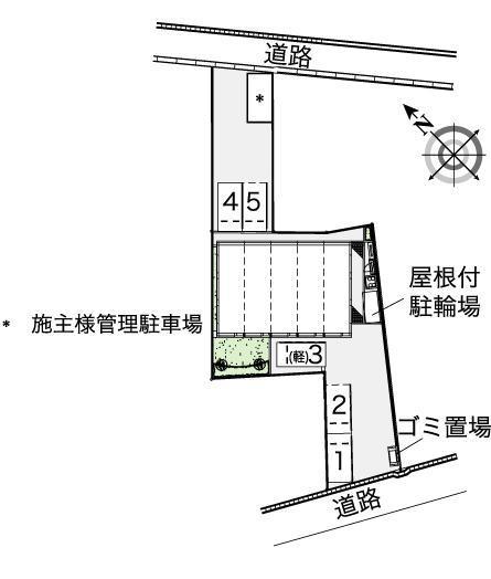 ゆず(44215)の駐車配置図