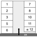 並木１丁目駐車場の駐車場