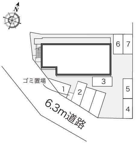 プランタン四番館(17579)の駐車配置図