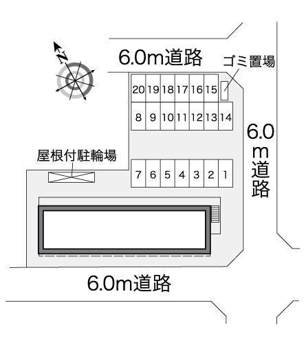 州見台(37033)の駐車配置図