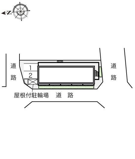 ＭＡＲＵＫＩＴＡⅡ(15674)の駐車配置図