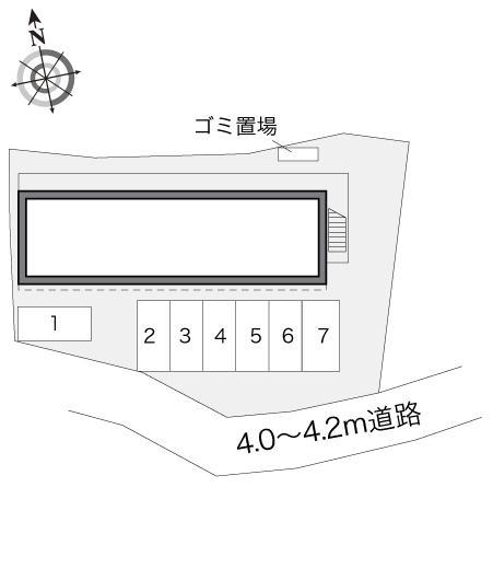 ジュネス０３(20201)の駐車配置図