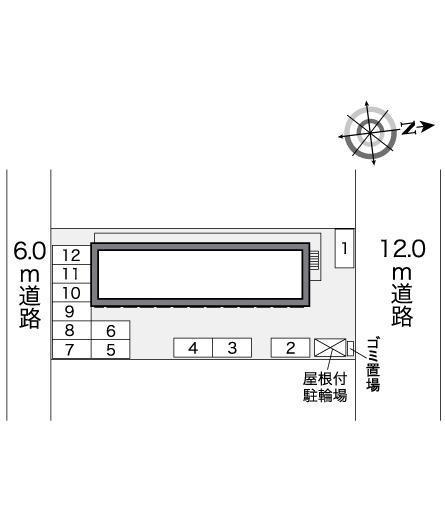０５Ｍ(27291)の駐車配置図