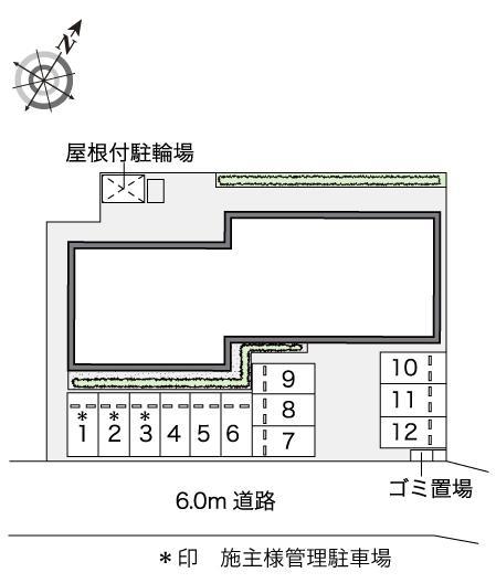 ロードスカイ(44468)の駐車配置図