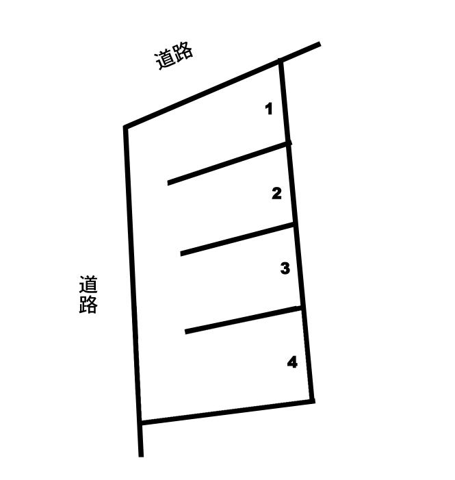 鷲津石川パーキングの駐車配置図