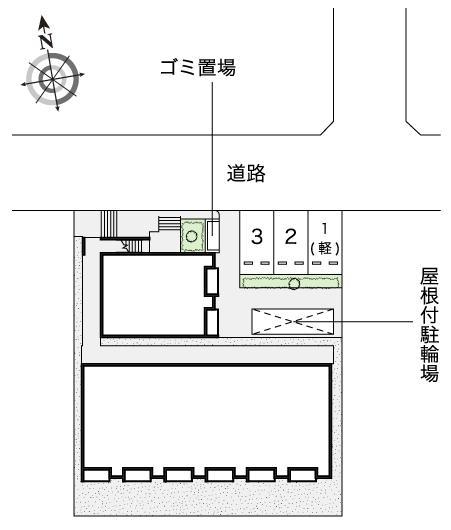 玄琢(53732)の駐車配置図
