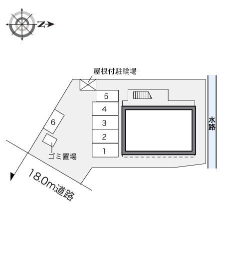 かめりあ２御経塚(23857)の駐車配置図