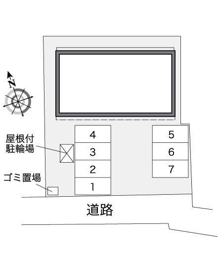 万葉の里(37521)の駐車配置図