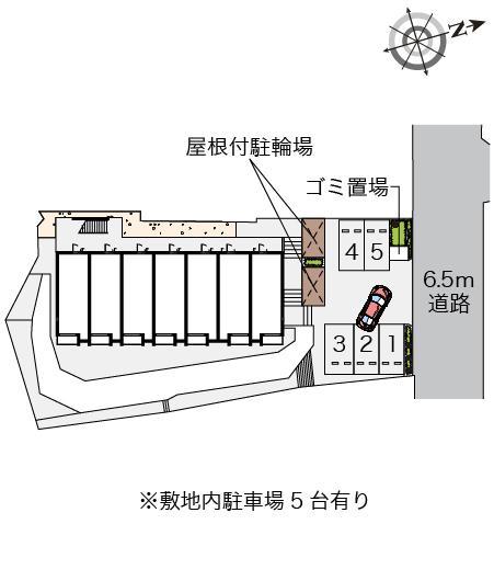 ミランダヴィラ曽根Ｄ(56014)の駐車配置図