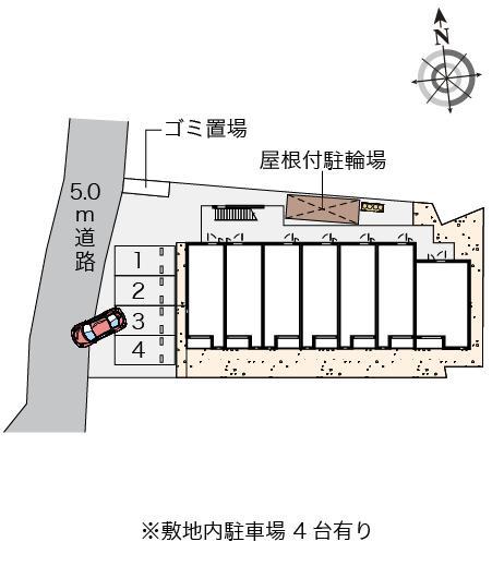 ミランダ光彩ＥＡＳＴ(55998)の駐車配置図