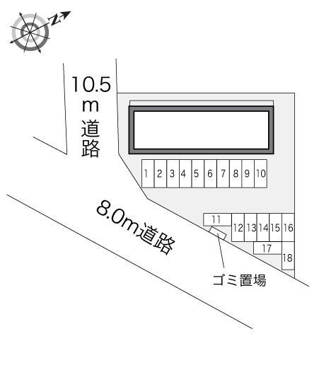 ひまわり(21497)の駐車配置図