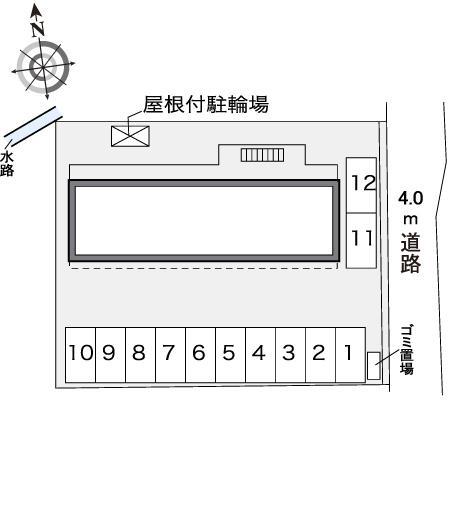 ＳＵＮ　サン　小原田(30282)の駐車配置図