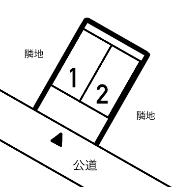 ザ・パーク若葉3丁目の駐車配置図