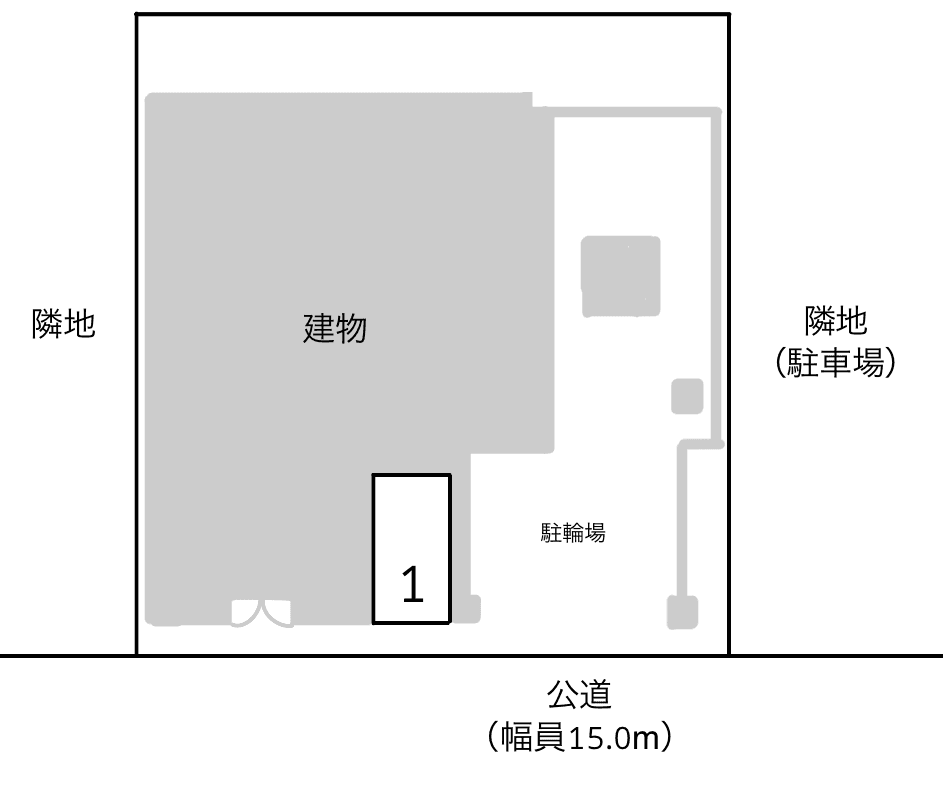 スカイコート大森第6の駐車配置図