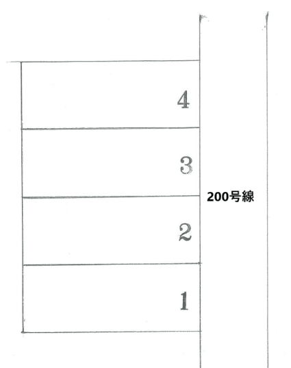 筒井通りパーキングの駐車配置図
