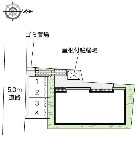 松の富Ⅱ(52496)の駐車配置図