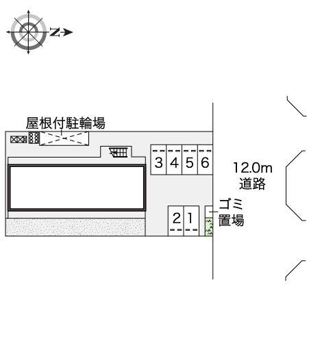 御厨ＥＡＳＴ(45533)の駐車配置図