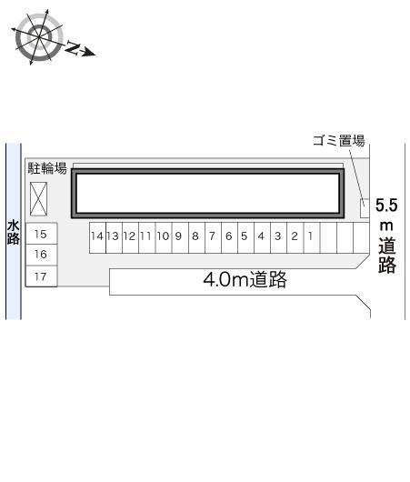 ＭＩＷＡ(23509)の駐車配置図