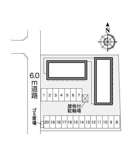 入江(25743)の駐車配置図
