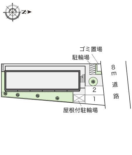 Ｐｒｏｍｉｎｅｎｔ(16872)の駐車配置図