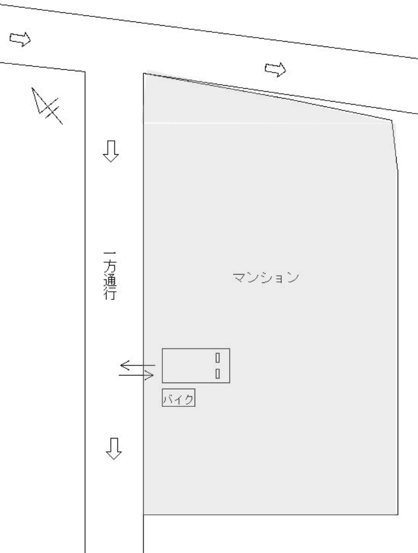 FKパシフィックレジデンス目黒三田駐車場（バイク）の駐車配置図