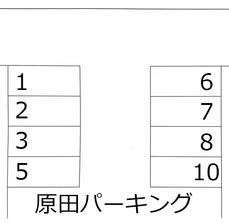 原田パーキングの駐車配置図