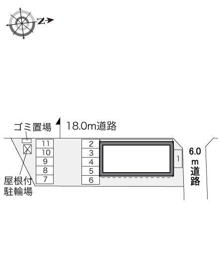 カスティージョⅡ(32025)の駐車配置図