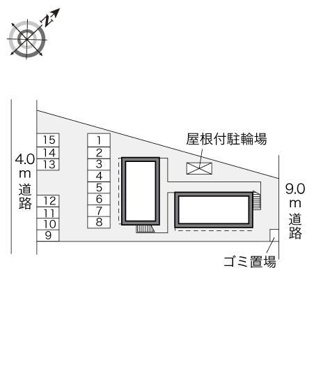 大塚(24906)の駐車配置図