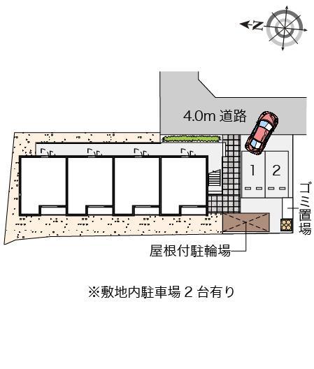 清都Ⅱ(55074)の駐車配置図